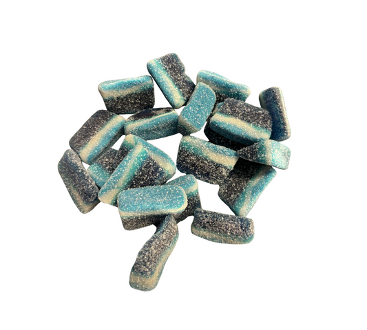 Fizzy Blue raspberry slices