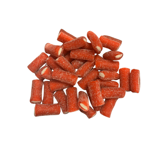 Fizzy strawberry cable bites